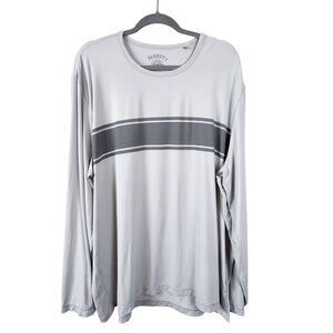 Faherty Shorelite long sleeve shirt rash guard XXL men UPF 50 gray
